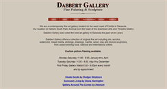 Desktop Screenshot of dabbertgallery.com